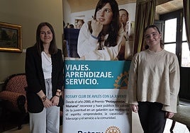 Lara Iglesias Miranda y Ana Fernández de la Corte.