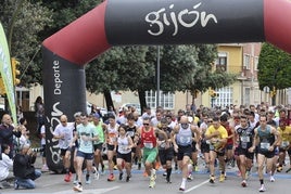 Medio millar de personas, en la carrera solidaria por El Llano, en Gijón