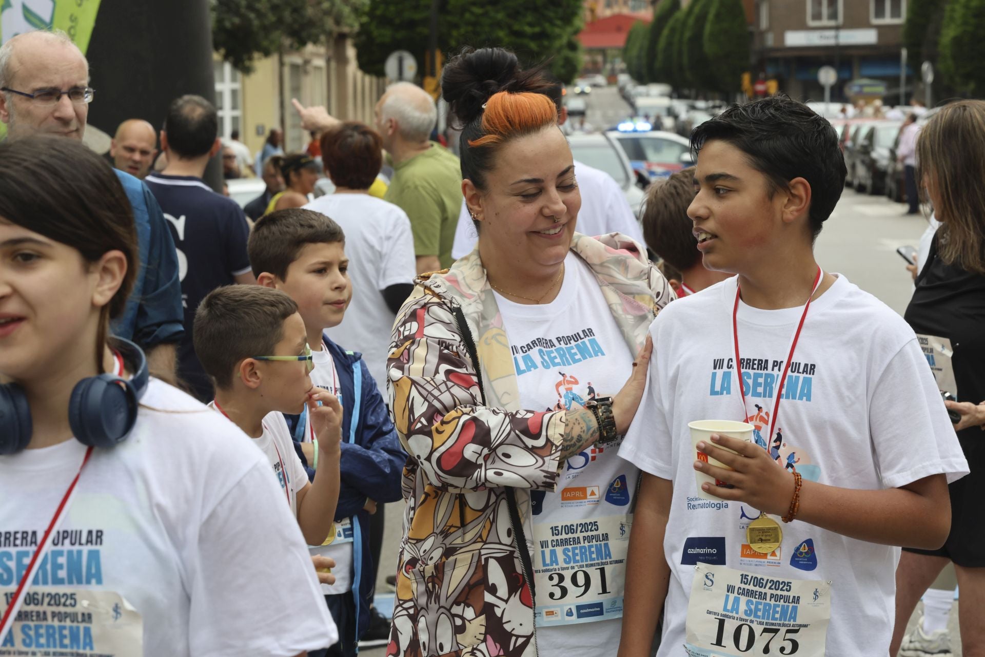 El Llano, en Gijón, corre por una buena causa