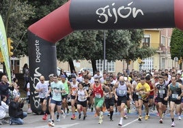 El Llano, en Gijón, corre por una buena causa
