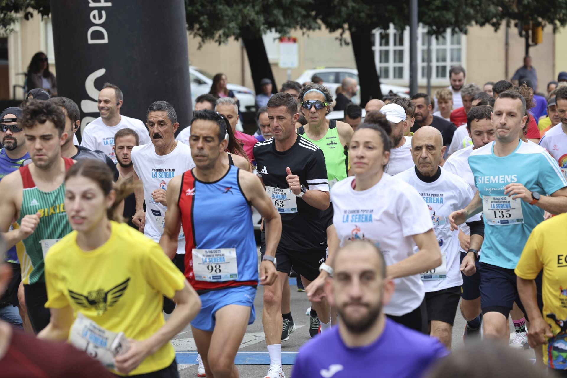 El Llano, en Gijón, corre por una buena causa