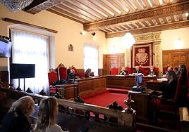 Vista de apelación por el 'crimen de la inmobiliaria' celebrada en el TSJA, en Oviedo.