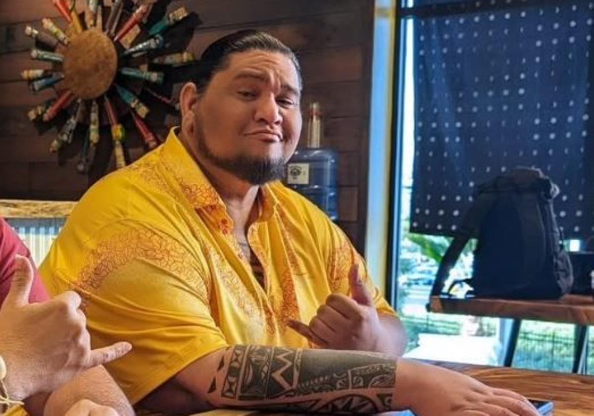 El actor hawaiano David Hekili Henui Bell en una imagen de Instagram.
