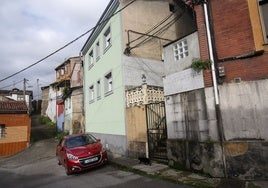 El felguerino barrio de El Puente, en Langreo