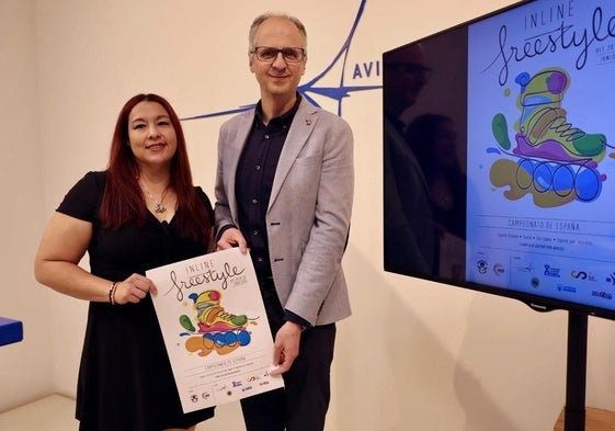 Carol Quaglino y Juan Carlos Guerrero, en la presentación del campeonato.