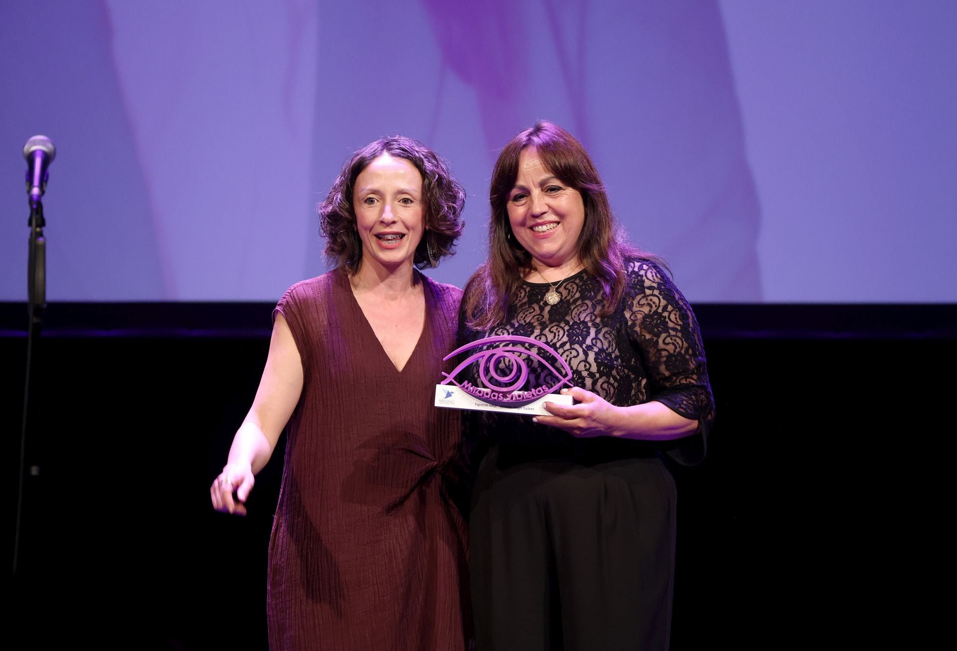Entrega de premios Miradas Violetas