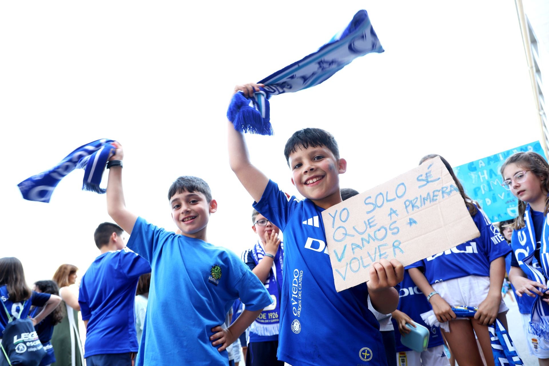 Los escolares creen en el ascenso del Real Oviedo