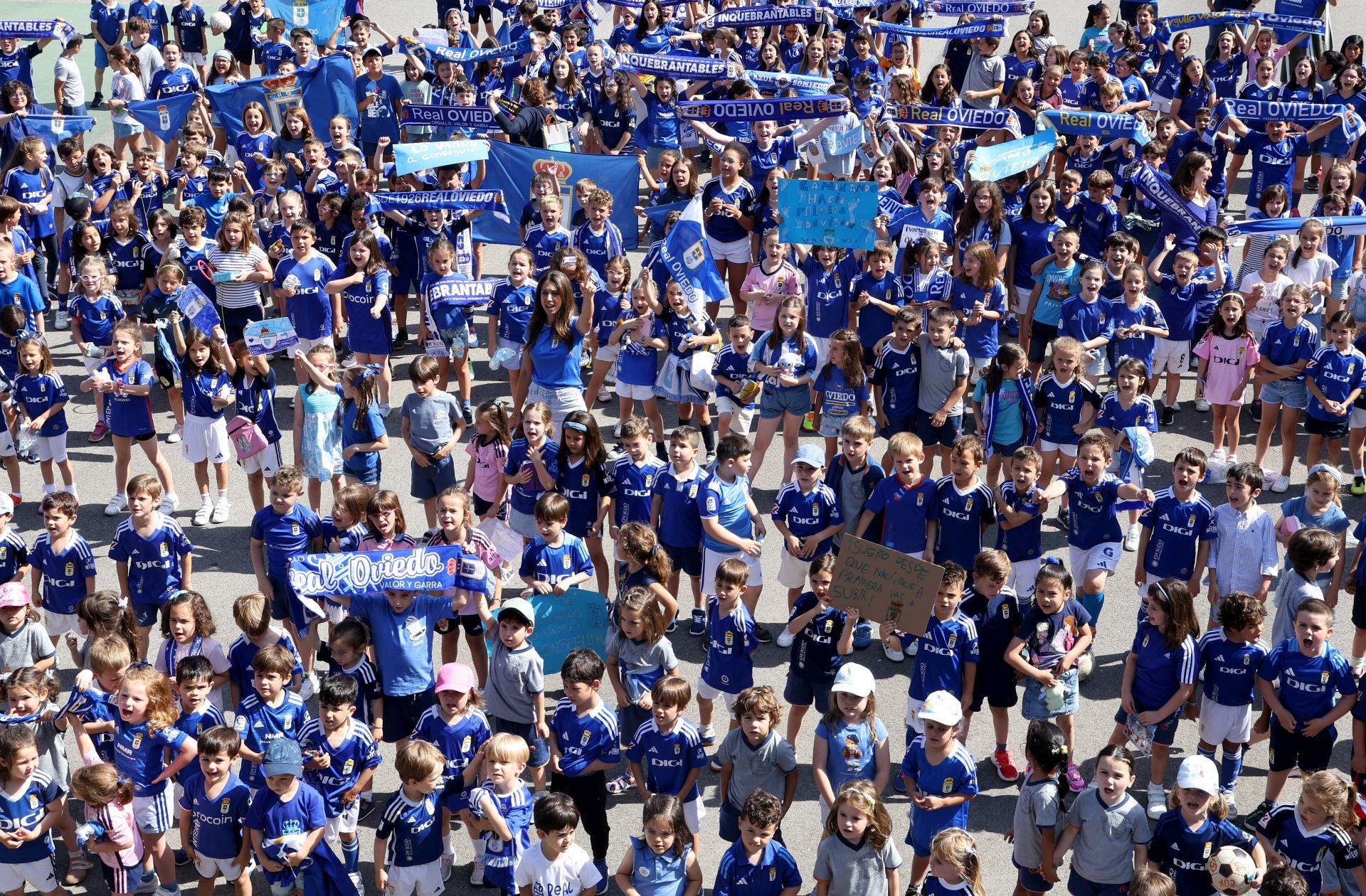 Los escolares creen en el ascenso del Real Oviedo