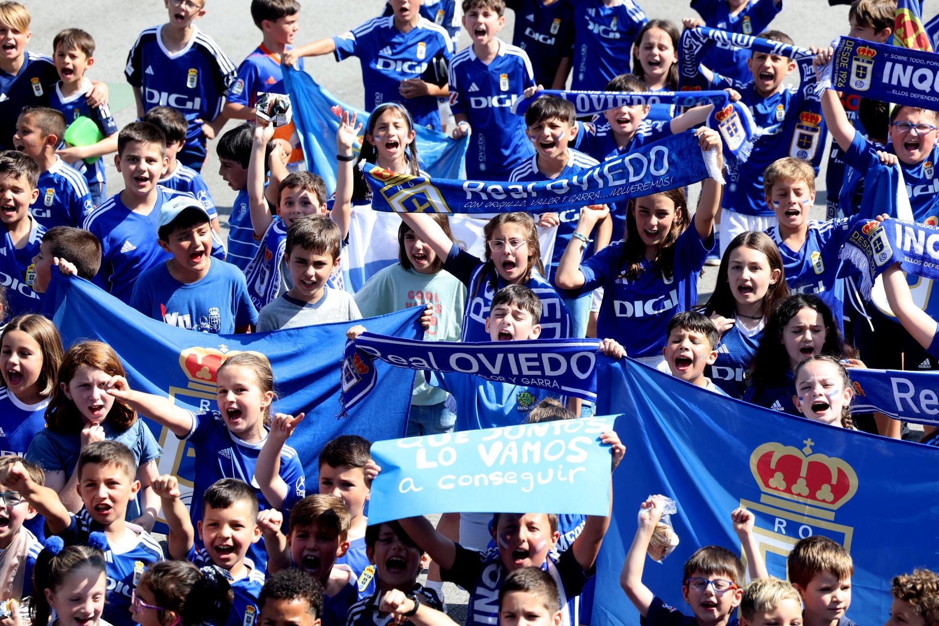 Los escolares creen en el ascenso del Real Oviedo