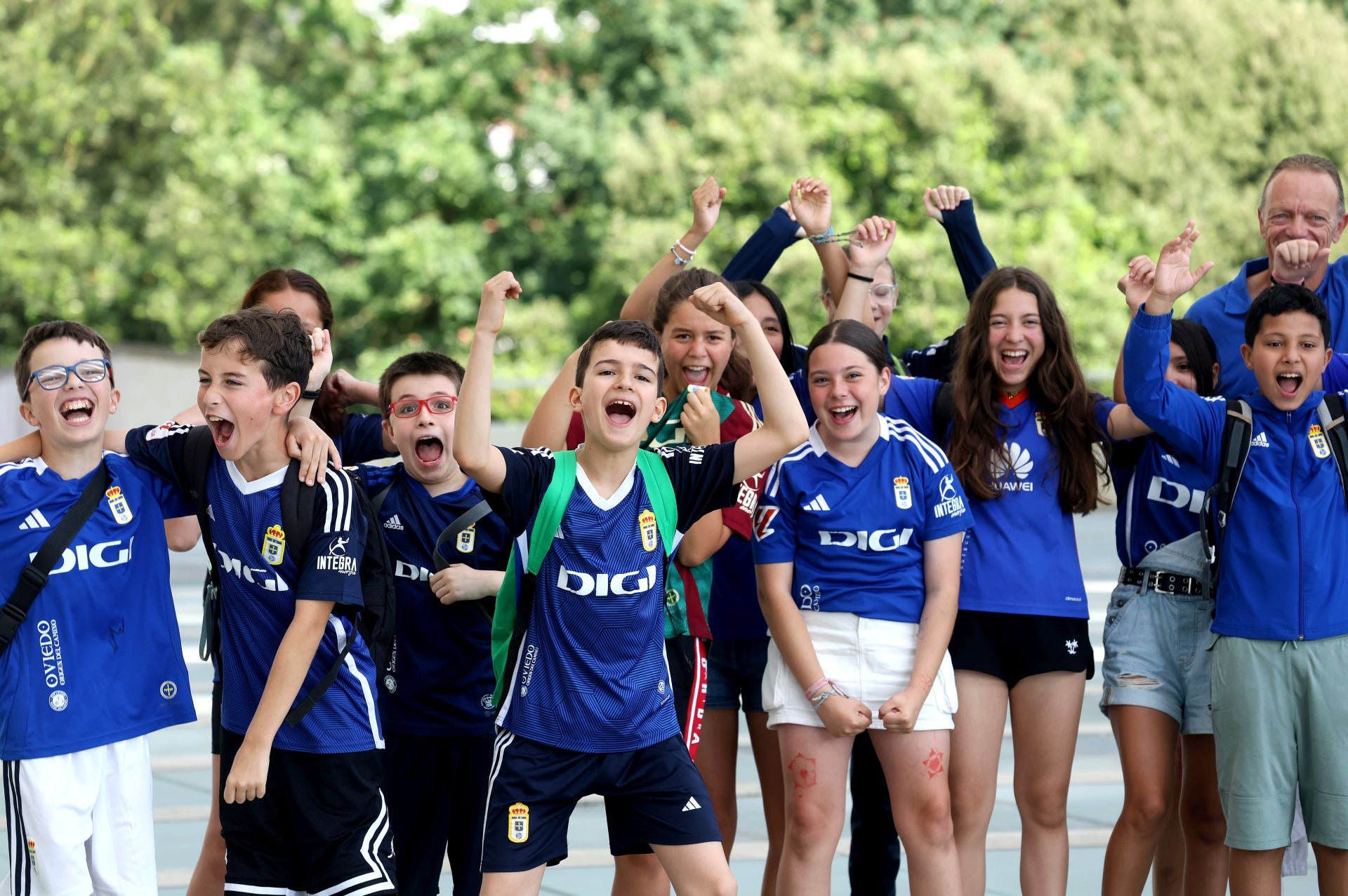 Los escolares creen en el ascenso del Real Oviedo