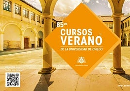 Cartel de los cursos de verano.