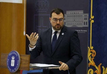 El presidente del Principado, Adrián Barbón.