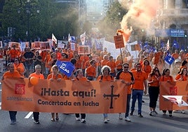 Miles de docentes de la concertada en Oviedo