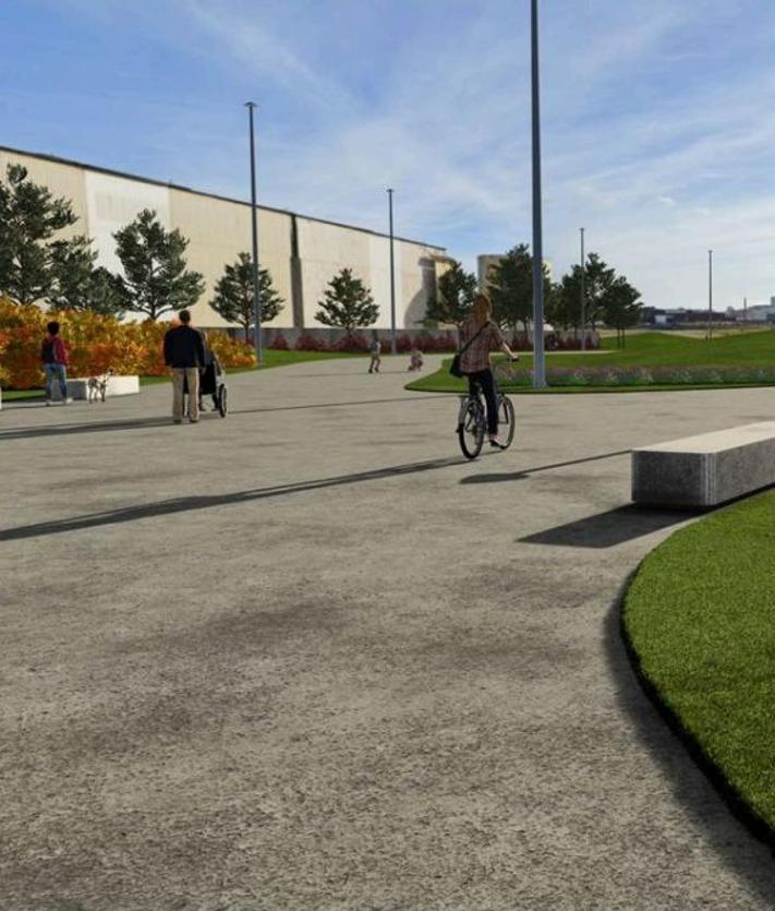 Imagen secundaria 2 - Carmen Moriyón: «Esta es la mayor transformación de la zona oeste desde la construcción de las playas»