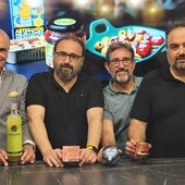 Santiago Martínez, Rubén Rodríguez, Lucas Alonso y Tito Rodríguez con los nuevos productos.