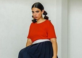 La artista portuguesa.