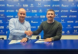 Pedro Arboleya y Diego Baeza sellan la continuidad del primero como director general.