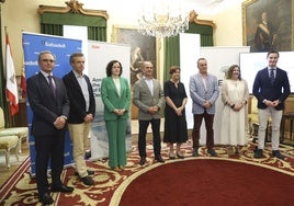 Presentación de la nueva edición del premio Familia Empresaria de Aefas en el Ayuntamiento de Gijón.