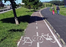 Carril bici de La Corredoria.