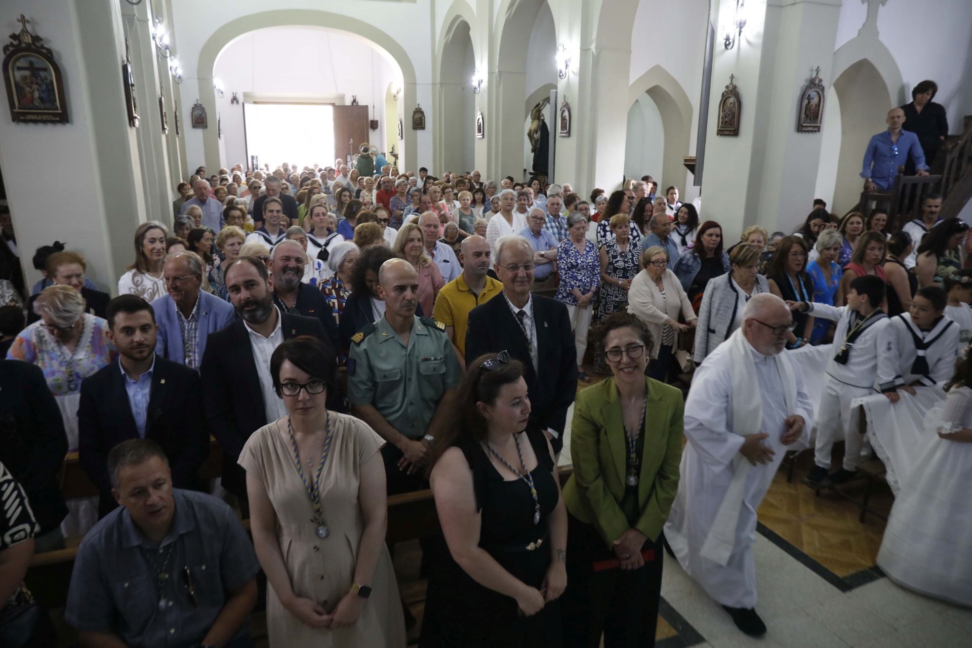 San Juan de la Arena celebra su procesión marinera, declarada de Interés Turístico