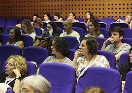 Vista del público asistente a las ponencias del congreso.