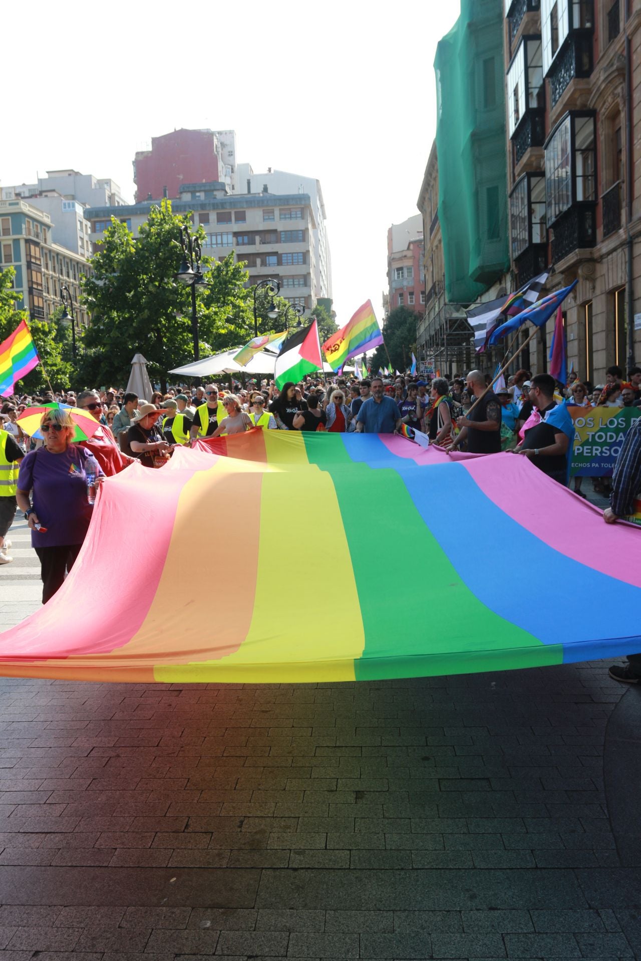 Fotos: Multitudinaria manifestación por los derechos LGTBIQ+, en Gijón