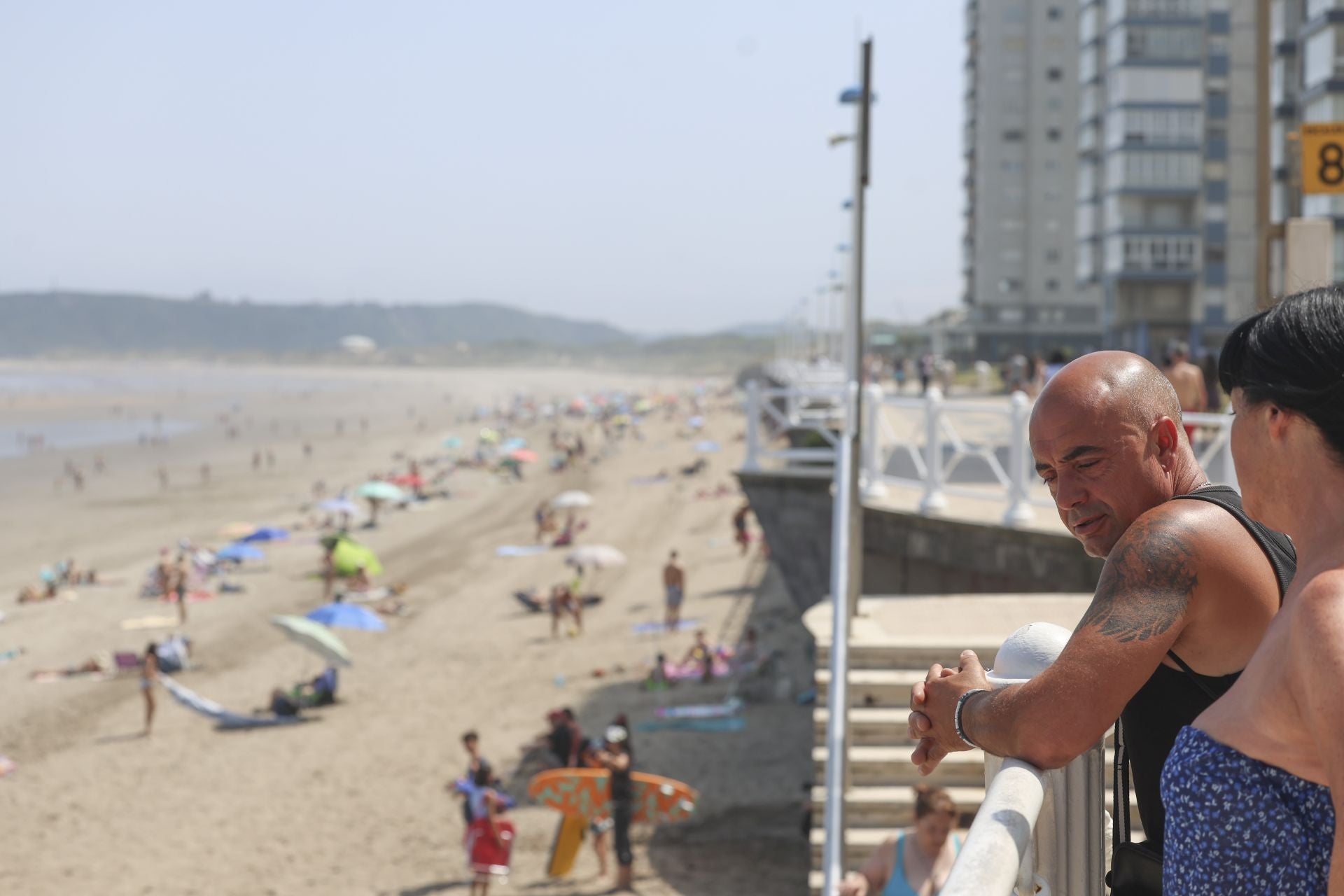 Domingo de agobiante calor: Asturias supera los 36 grados