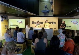 Un instante de la jornada.