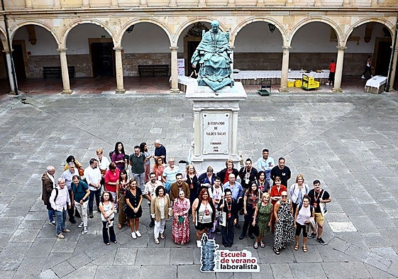 Participantes en la escuela de verano laboralista Anita Sirgo