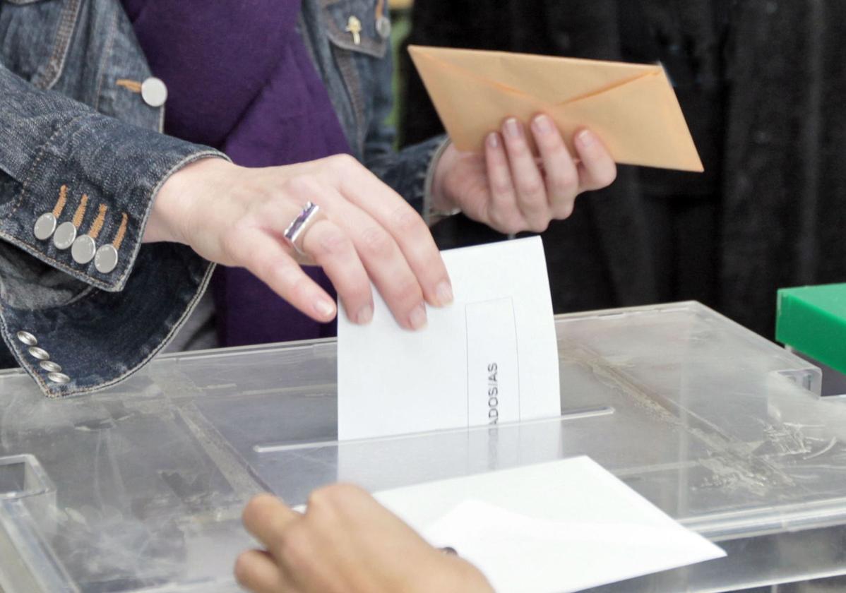 Una urna electoral.