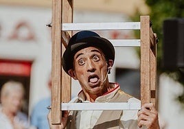 Imagen del payaso argentino Ferzza Clown, que participará en el festival de arte en la calle de Avilés.
