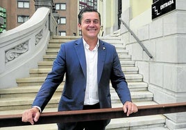 Jorge Guerrero, en el edificio Spaces, donde se ubica la sede de EL COMERCIO.