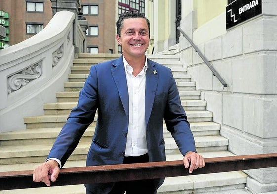 Jorge Guerrero, en el edificio Spaces, donde se ubica la sede de EL COMERCIO.