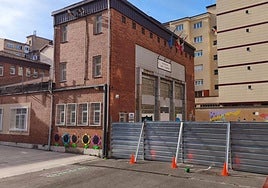 Obras en el colegio de Los Campos en Gijón