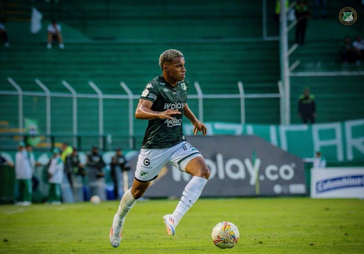 Juan Córdoba, durante su etapa en el Deportivo de Cali.