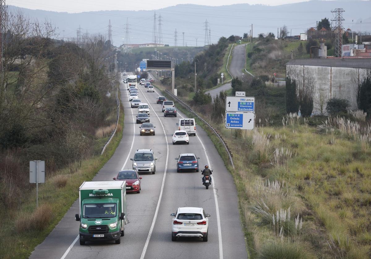 Tramo de la GJ-10, que será desdoblado.