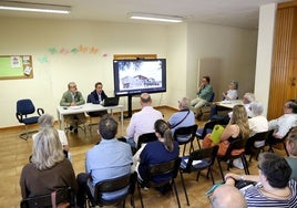 Alfredo García Quintana y Nacho Cuesta, durante la presentación del proyecto.