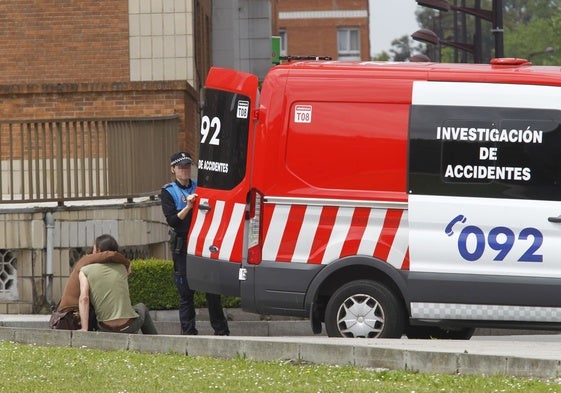 Vehículo de investigación de accidentes de la Policía Local de Gijón.