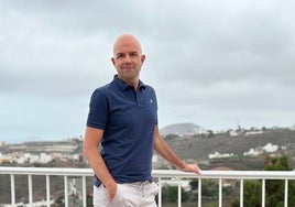 González Fuertes, en Las Palmas, donde ha pasado unos días de vacaciones.