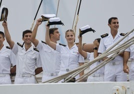 Fotos: la Princesa Leonor termina su formación en el Juan Sebastián de 'Elcano'