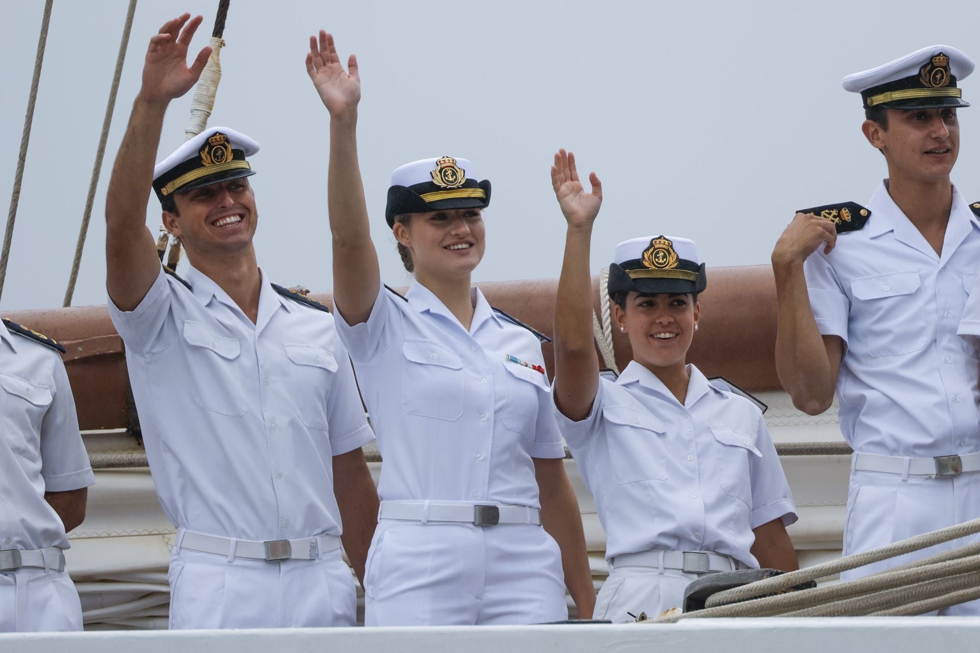 Fotos: la Princesa Leonor termina su formación en el Juan Sebastián de &#039;Elcano&#039;