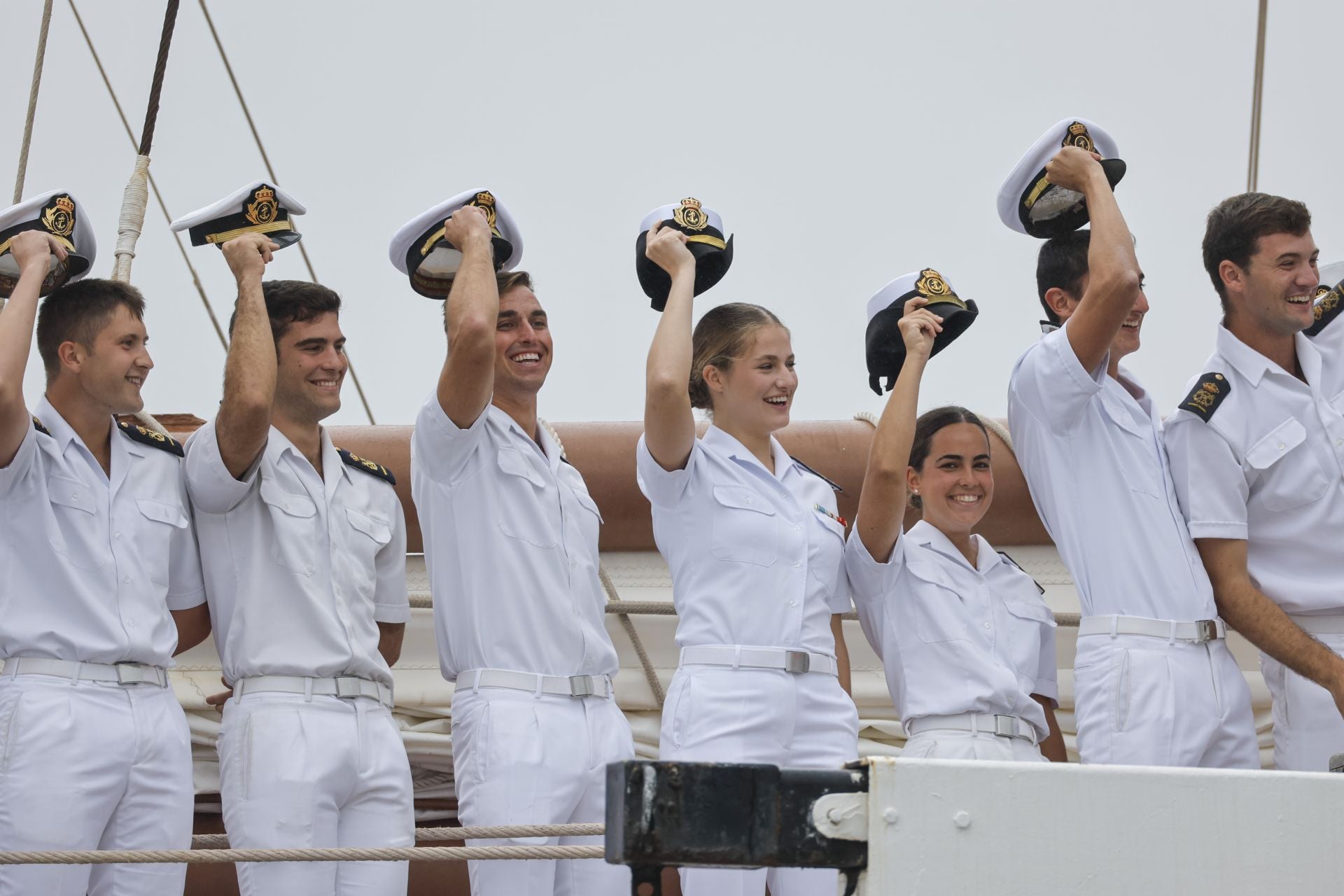 Fotos: la Princesa Leonor termina su formación en el Juan Sebastián de &#039;Elcano&#039;