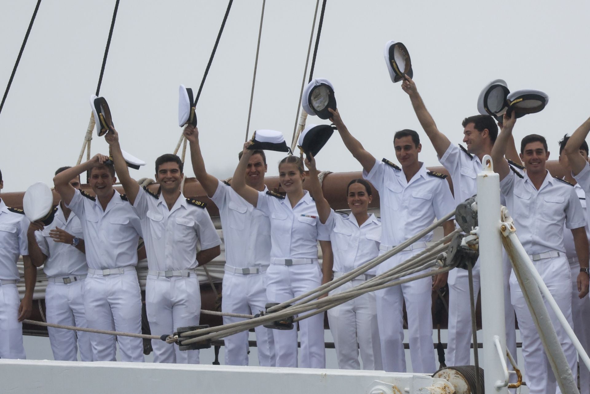 Fotos: la Princesa Leonor termina su formación en el Juan Sebastián de &#039;Elcano&#039;