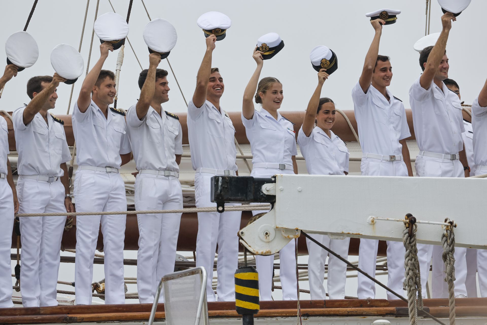 Fotos: la Princesa Leonor termina su formación en el Juan Sebastián de &#039;Elcano&#039;