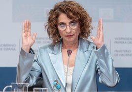 La ministra de Hacienda, María Jesús Montero.