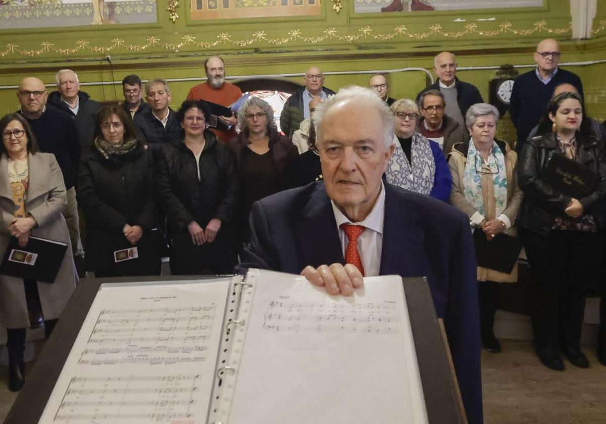 Salvador Cuervo, durante uno de los últimos homenajes que recibió.