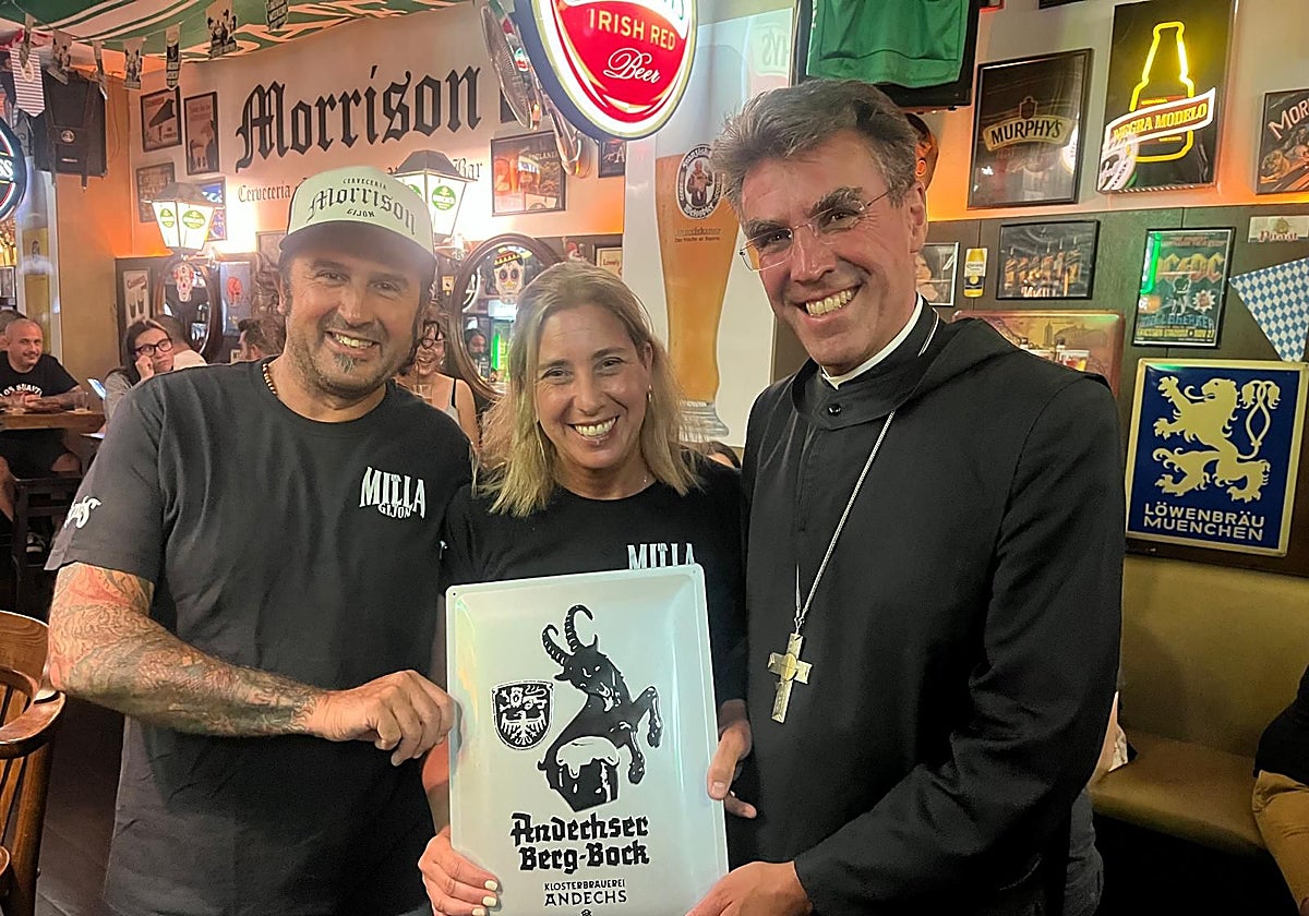 Johannes Eckert, en la cervecería Morrison de Gijón.