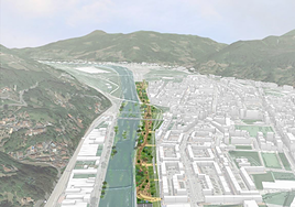 Recreación del Mieres del futuro