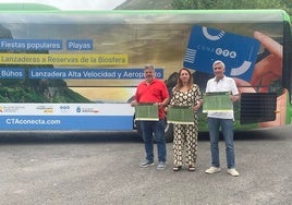 Alberto González, Arantza Fernández y Marcelino Martínez
