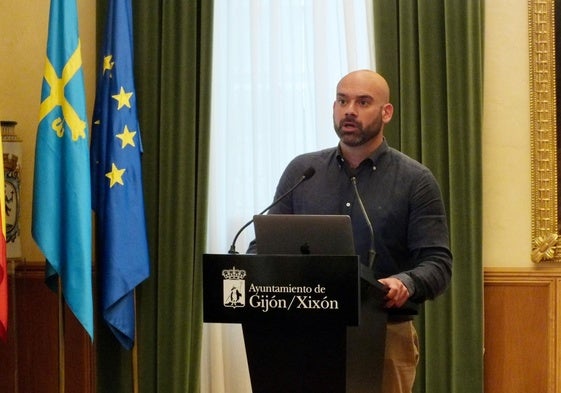 Jesús Martínez Salvador, en el Ayuntamiento.